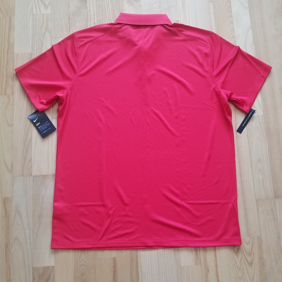 Nike Dri-FIT Men's Golf Polo Size XL Red NWT - Picture 2 of 7